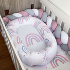 Cot Bedding - Pink Rainbow Set 02