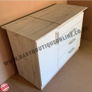 Bath Compactum 3 Drawer - White & Nordic Ice B0291